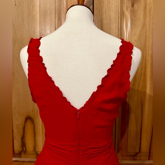 Emporio Armani - Red Silk Dress - made in Italy - EUC - size 8 - Picture 9 of 16